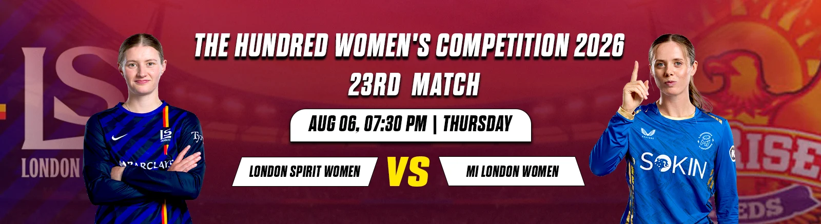 the hundred womens compatition 2026 banner